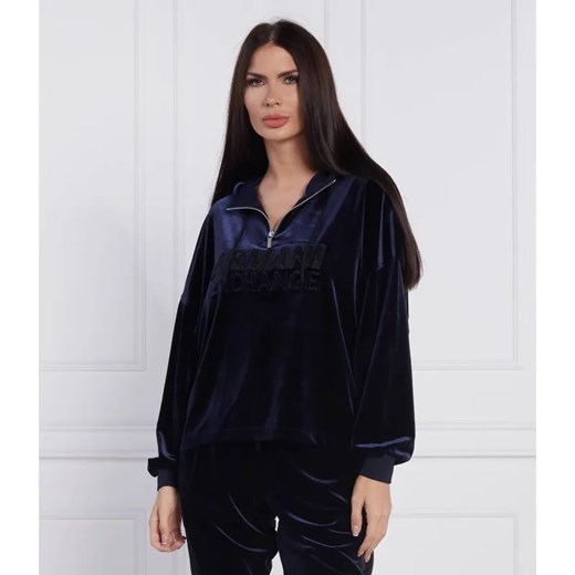 Armani Exchange Bluza | Regular Fit ze sklepu Gomez Fashion Store w kategorii Bluzy damskie - zdjęcie 184342654