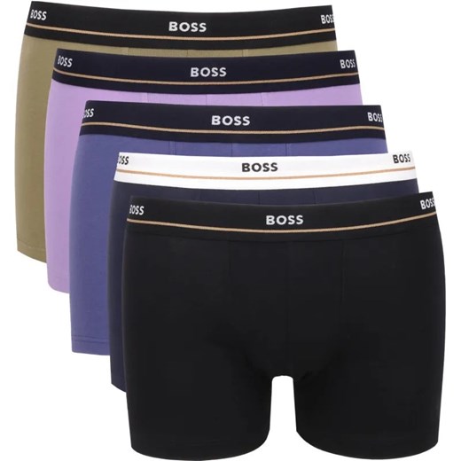BOSS BLACK Bokserki 5-pack Trunk 5P Essential ze sklepu Gomez Fashion Store w kategorii Majtki męskie - zdjęcie 184342664