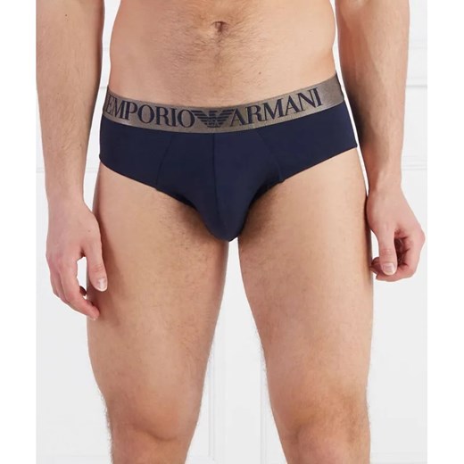 Emporio Armani Slipy KNIT BRIEF ze sklepu Gomez Fashion Store w kategorii Majtki męskie - zdjęcie 184342703