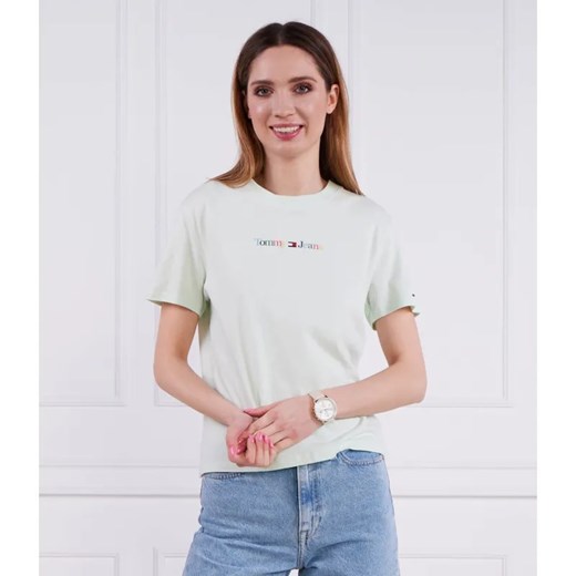 Tommy Jeans T-shirt | Regular Fit ze sklepu Gomez Fashion Store w kategorii Bluzki damskie - zdjęcie 184342784