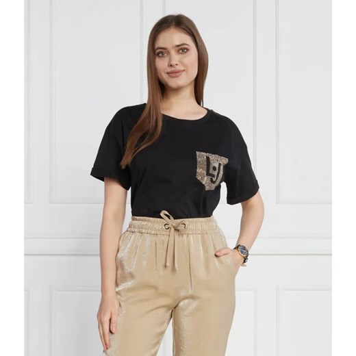 Liu Jo T-shirt | Regular Fit ze sklepu Gomez Fashion Store w kategorii Bluzki damskie - zdjęcie 184342790