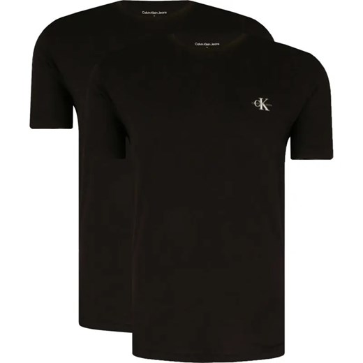 Calvin Klein Jeans T-shirt 2-pack | Regular Fit ze sklepu Gomez Fashion Store w kategorii T-shirty męskie - zdjęcie 184342803