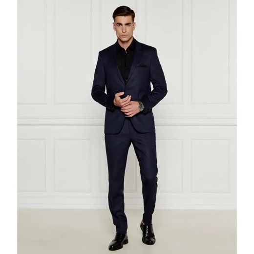 HUGO Garnitur Hesten | Slim Fit | z dodatkiem wełny ze sklepu Gomez Fashion Store w kategorii Garnitury męskie - zdjęcie 184342844