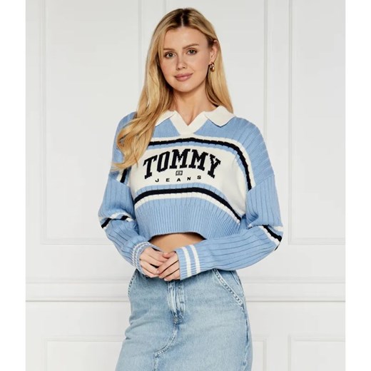 Tommy Jeans Sweter | Cropped Fit ze sklepu Gomez Fashion Store w kategorii Swetry damskie - zdjęcie 184342860
