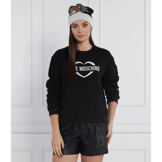 Love Moschino Bluza | Regular Fit ze sklepu Gomez Fashion Store w kategorii Bluzy damskie - zdjęcie 184342893