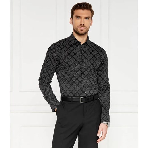 BOSS BLACK Koszula HANK | Slim Fit | stretch ze sklepu Gomez Fashion Store w kategorii Koszule męskie - zdjęcie 184342910