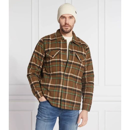 BOSS ORANGE Ocieplana koszula Lom_2 | Regular Fit ze sklepu Gomez Fashion Store w kategorii Koszule męskie - zdjęcie 184342921