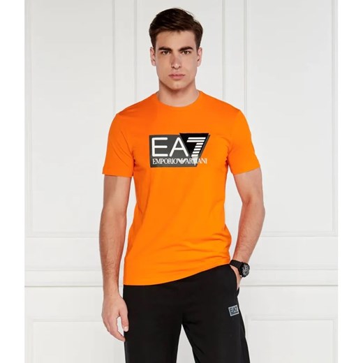 EA7 T-shirt | Regular Fit ze sklepu Gomez Fashion Store w kategorii T-shirty męskie - zdjęcie 184342971