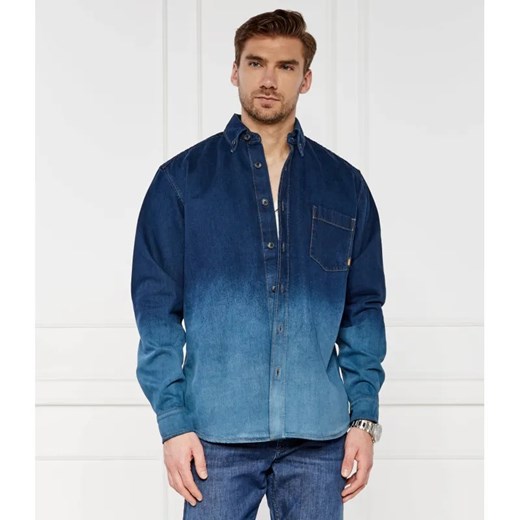 BOSS ORANGE Jeansowa koszula Lambey | Regular Fit ze sklepu Gomez Fashion Store w kategorii Koszule męskie - zdjęcie 184343093