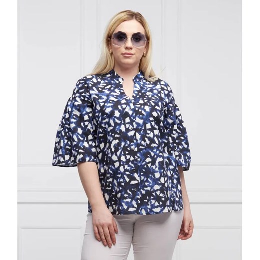 Persona by Marina Rinaldi Koszula FINIRE Plus size | Regular Fit | | z dodatkiem lnu ze sklepu Gomez Fashion Store w kategorii Koszule damskie - zdjęcie 184343132