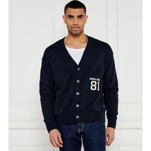 Guess Jeans Kardigan CARDI | Regular Fit ze sklepu Gomez Fashion Store w kategorii Swetry męskie - zdjęcie 184343140