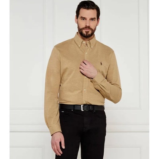 POLO RALPH LAUREN Koszula | Regular Fit | pique ze sklepu Gomez Fashion Store w kategorii Koszule męskie - zdjęcie 184343144