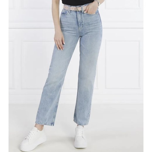 Calvin Klein Jeans Jeansy | Straight fit | high rise ze sklepu Gomez Fashion Store w kategorii Jeansy damskie - zdjęcie 184343192