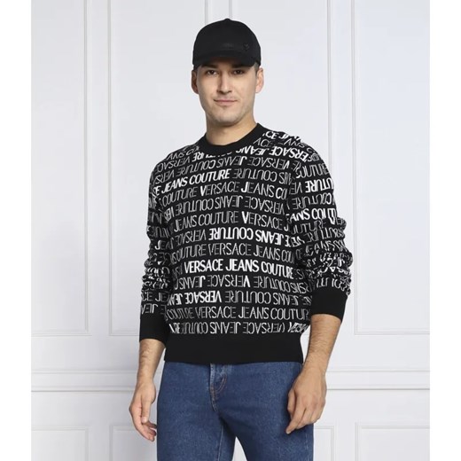 Versace Jeans Couture Sweter | Regular Fit ze sklepu Gomez Fashion Store w kategorii Swetry męskie - zdjęcie 184343220