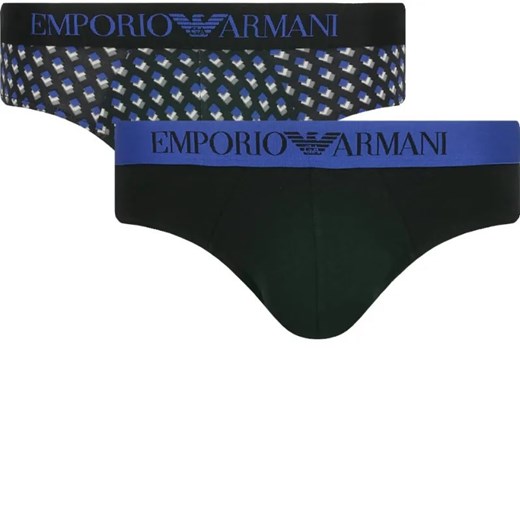 Emporio Armani Slipy 2-pack ze sklepu Gomez Fashion Store w kategorii Majtki męskie - zdjęcie 184343311