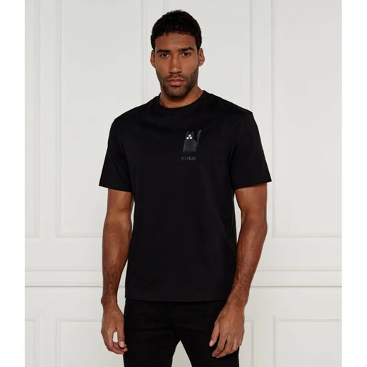 HUGO T-shirt Dicatiko | Regular Fit ze sklepu Gomez Fashion Store w kategorii T-shirty męskie - zdjęcie 184343312