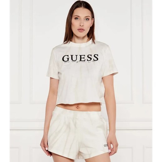GUESS ACTIVE T-shirt GENZIANA | Cropped Fit ze sklepu Gomez Fashion Store w kategorii Bluzki damskie - zdjęcie 184343343