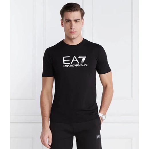 EA7 T-shirt | Regular Fit ze sklepu Gomez Fashion Store w kategorii T-shirty męskie - zdjęcie 184343364