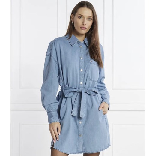 Tommy Jeans Sukienka z paskiem ze sklepu Gomez Fashion Store w kategorii Sukienki - zdjęcie 184343440