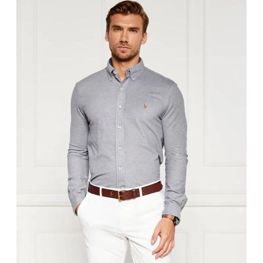 POLO RALPH LAUREN Koszula KNIT OXFORD | Regular Fit ze sklepu Gomez Fashion Store w kategorii Koszule męskie - zdjęcie 184343452