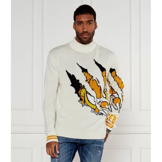 Iceberg Wełniany golf ICEBERG X GARFIELD | Regular Fit ze sklepu Gomez Fashion Store w kategorii Swetry męskie - zdjęcie 184343513