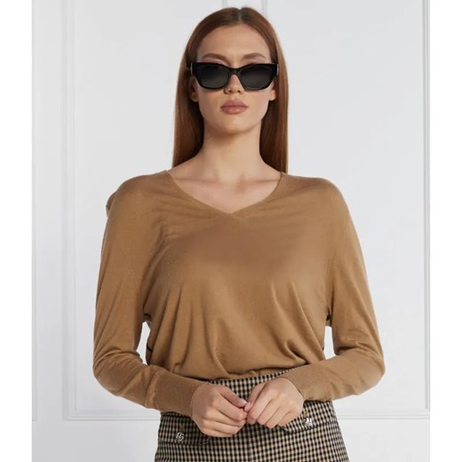 Marc Cain Sweter | Loose fit | z dodatkiem wełny i kaszmiru ze sklepu Gomez Fashion Store w kategorii Swetry damskie - zdjęcie 184343543