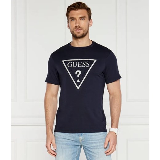 GUESS T-shirt | Slim Fit ze sklepu Gomez Fashion Store w kategorii T-shirty męskie - zdjęcie 184343552
