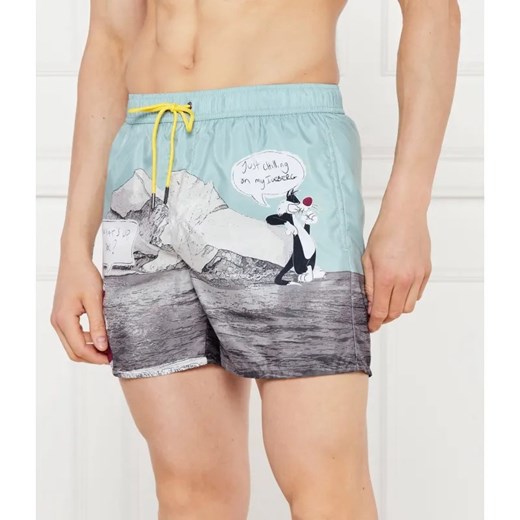 Iceberg Szorty kąpielowe ICEBERG X LOONEY TUNES | Regular Fit ze sklepu Gomez Fashion Store w kategorii Kąpielówki - zdjęcie 184343583