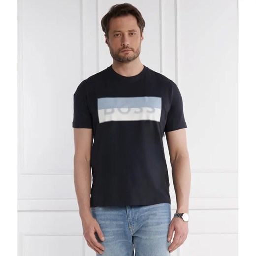 BOSS GREEN T-shirt tee-9 | Regular Fit | stretch ze sklepu Gomez Fashion Store w kategorii T-shirty męskie - zdjęcie 184343661