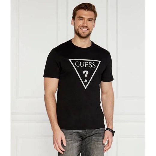 GUESS T-shirt | Slim Fit ze sklepu Gomez Fashion Store w kategorii T-shirty męskie - zdjęcie 184343730
