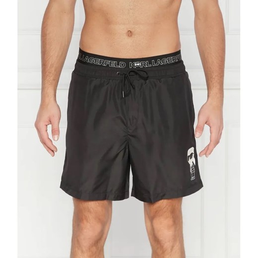 Karl Lagerfeld Szorty kąpielowe ikonik | Regular Fit ze sklepu Gomez Fashion Store w kategorii Kąpielówki - zdjęcie 184343774