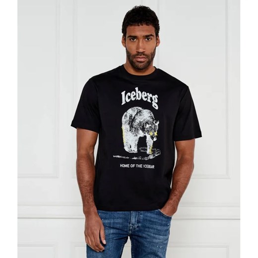 Iceberg T-shirt | Regular Fit ze sklepu Gomez Fashion Store w kategorii T-shirty męskie - zdjęcie 184343791