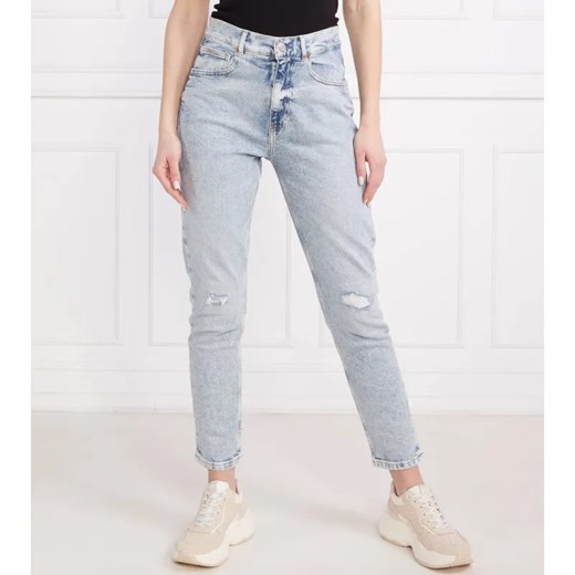 BOSS BLACK Jeansy THE ELSA | Tapered fit ze sklepu Gomez Fashion Store w kategorii Jeansy damskie - zdjęcie 184343804