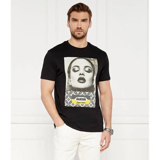 GUESS T-shirt GIRL COLLAGE | Regular Fit ze sklepu Gomez Fashion Store w kategorii T-shirty męskie - zdjęcie 184343891