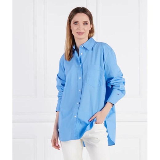 Tommy Hilfiger Koszula 1985 ORG CO POPLIN OVERSZD | Oversize fit ze sklepu Gomez Fashion Store w kategorii Koszule damskie - zdjęcie 184343932