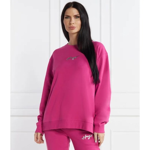 HUGO Bluza Classic Crew_1 | Oversize fit L promocyjna cena Gomez Fashion Store