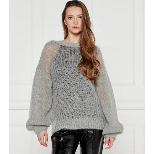 BOSS BLACK Wełniany sweter Fablura | Loose fit ze sklepu Gomez Fashion Store w kategorii Swetry damskie - zdjęcie 184343980