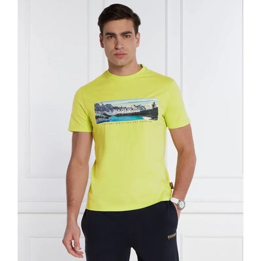 Napapijri T-shirt S-CANADA | Regular Fit ze sklepu Gomez Fashion Store w kategorii T-shirty męskie - zdjęcie 184344090