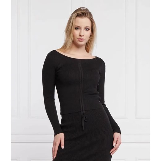 GUESS Bluzka SHERYL | Slim Fit ze sklepu Gomez Fashion Store w kategorii Bluzki damskie - zdjęcie 184344104