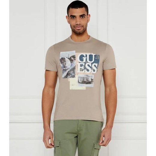 GUESS T-shirt | Slim Fit ze sklepu Gomez Fashion Store w kategorii T-shirty męskie - zdjęcie 184344271