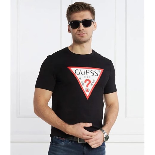 GUESS T-shirt | Slim Fit ze sklepu Gomez Fashion Store w kategorii T-shirty męskie - zdjęcie 184344303