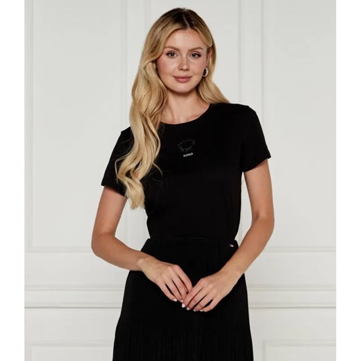 Armani Exchange T-shirt | Slim Fit ze sklepu Gomez Fashion Store w kategorii Bluzki damskie - zdjęcie 184344422