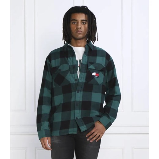 Tommy Jeans Ocieplana koszula | Oversize fit ze sklepu Gomez Fashion Store w kategorii Koszule męskie - zdjęcie 184344443