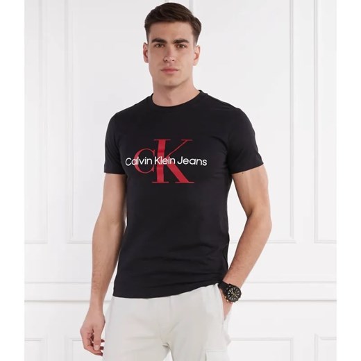 Calvin Klein Jeans T-shirt CORE MONOLOGO | Slim Fit ze sklepu Gomez Fashion Store w kategorii T-shirty męskie - zdjęcie 184344480