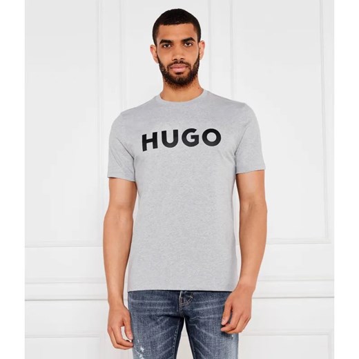 HUGO T-shirt Dulivio | Regular Fit ze sklepu Gomez Fashion Store w kategorii T-shirty męskie - zdjęcie 184344523