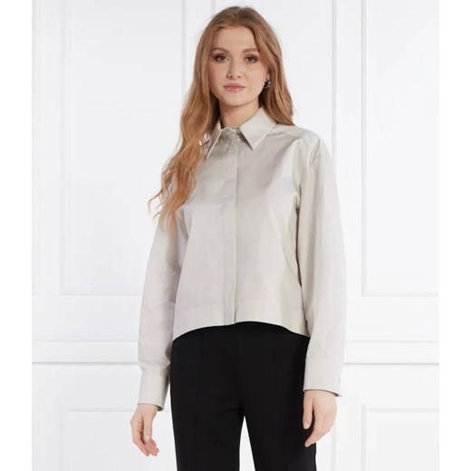 Max Mara Leisure Satynowa koszula DANDY | Regular Fit ze sklepu Gomez Fashion Store w kategorii Koszule damskie - zdjęcie 184344542