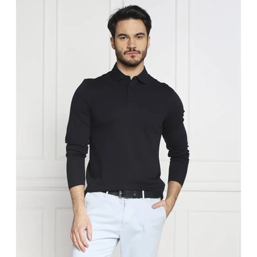 BOSS BLACK Polo Pleins 31 | Slim Fit | mercerised ze sklepu Gomez Fashion Store w kategorii T-shirty męskie - zdjęcie 184344564