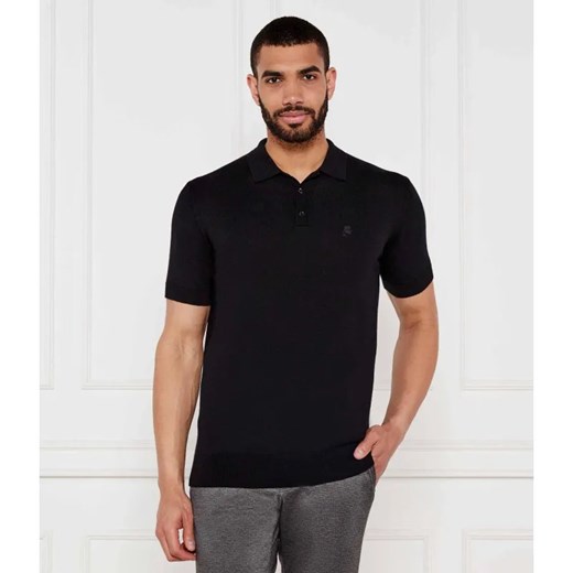 Karl Lagerfeld Wełniane polo | Regular Fit ze sklepu Gomez Fashion Store w kategorii T-shirty męskie - zdjęcie 184344582