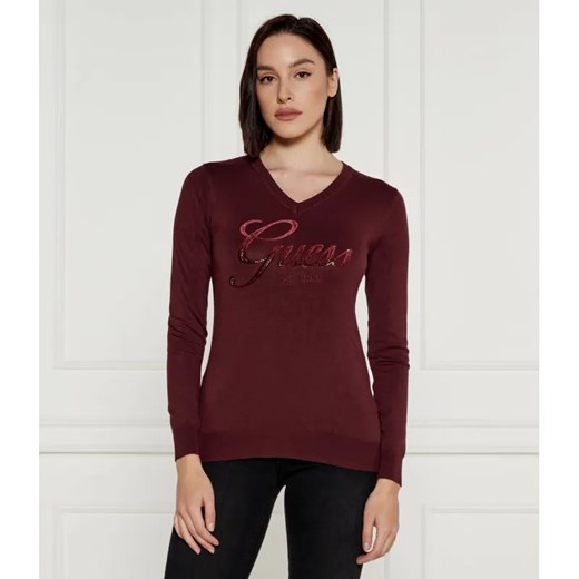 GUESS Sweter MEGAN | Slim Fit ze sklepu Gomez Fashion Store w kategorii Swetry damskie - zdjęcie 184344662
