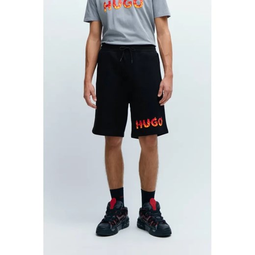 HUGO Szorty Dinque | Regular Fit ze sklepu Gomez Fashion Store w kategorii Spodenki męskie - zdjęcie 184344744